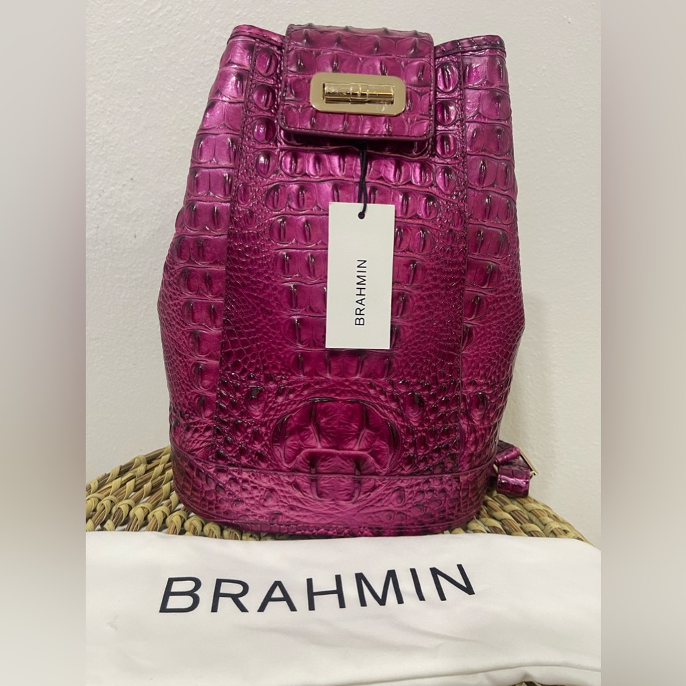 NWT Pomegranate Brahmin Maddie Melbourne